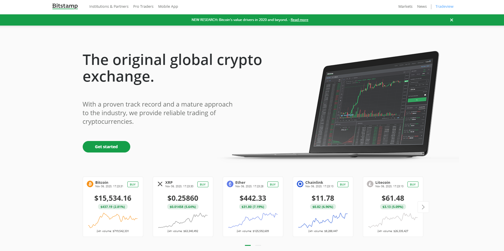 list of cryptocurriency on bitstamp